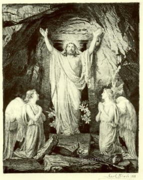 Resurrección de Cristo Carl Heinrich Bloch Pinturas al óleo